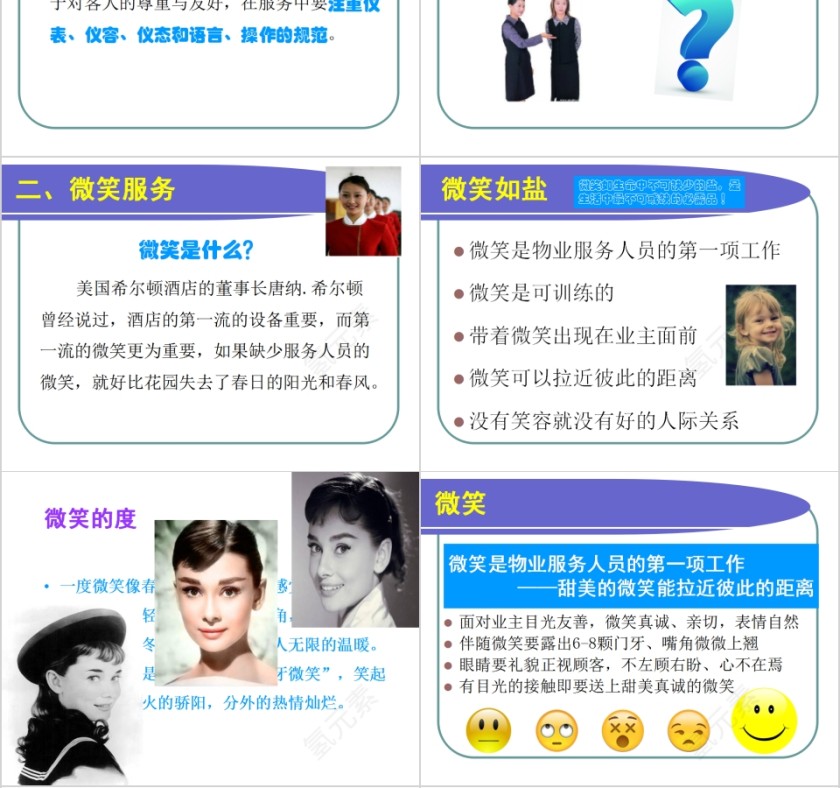 物业人员服务礼仪培训PPT模板第4张