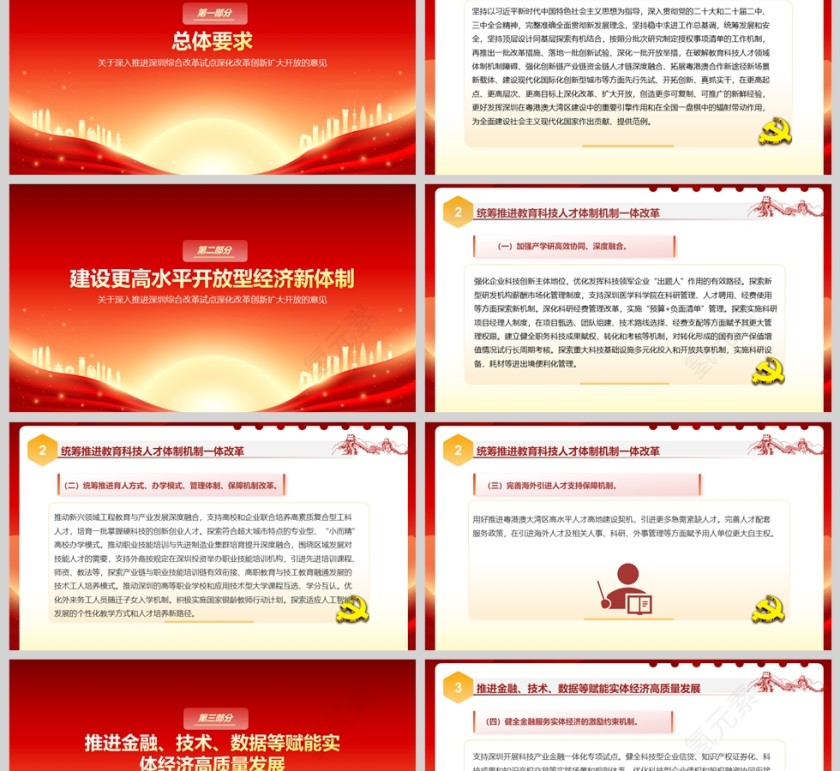 《关于深入推进深圳综合改革试点深化改革创新扩大开放的意见》党课学习ppt第2张