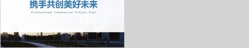 简约清新商业项目计划书PPT第5张