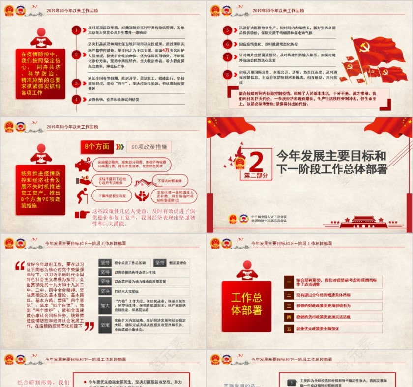 2020全国两会政府工作报告学习解读PPT第4张