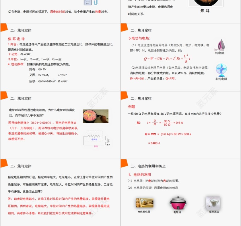 《焦耳定律》人教版九年级物理PPT课件第3张