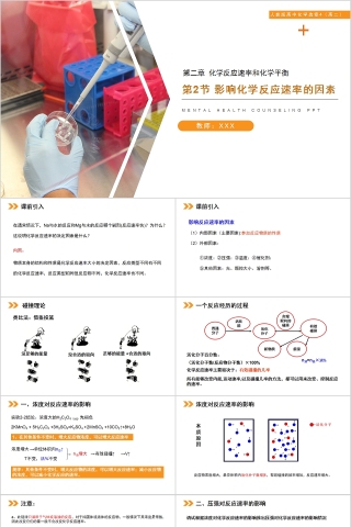 《影响化学反应速率的因素》人教版高中化学上册PPT课件