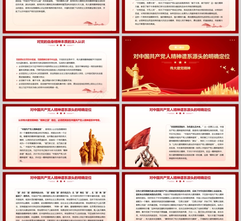 伟大建党精神《中国共产党的精神之源》党课教育ppt第3张