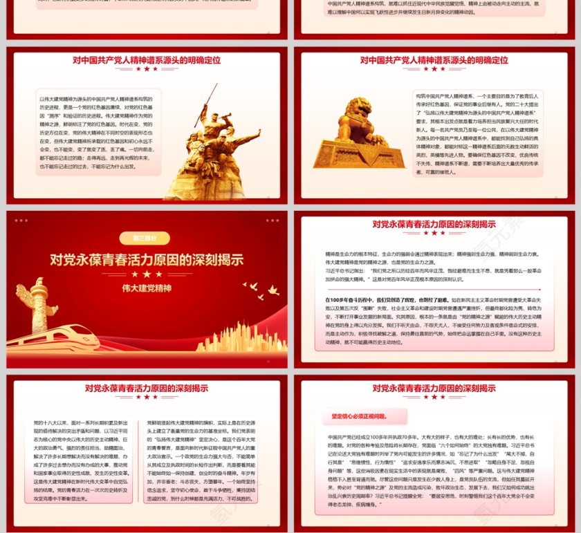 伟大建党精神《中国共产党的精神之源》党课教育ppt第4张