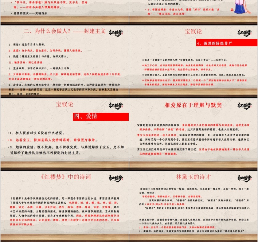 简约四大名著之一《红楼梦》名著导读PPT第6张