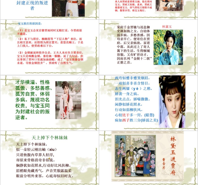 名著导读《红楼梦》古典小说PPT第6张