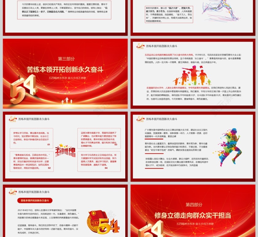 弘扬五四精神 担当时代使命教育课件ppt第3张