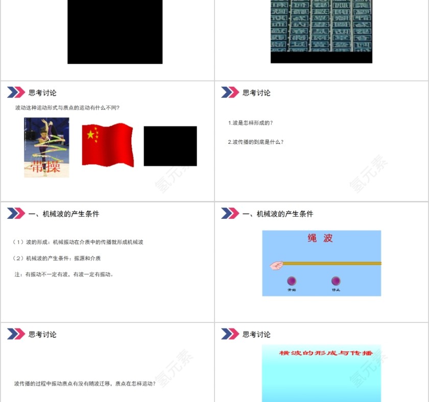 《波的形成和传播》人教版高中物理选修3-4PPT课件第2张