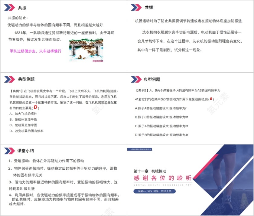 《外力作用下的振动》人教版高中物理选修3-4PPT课件第4张