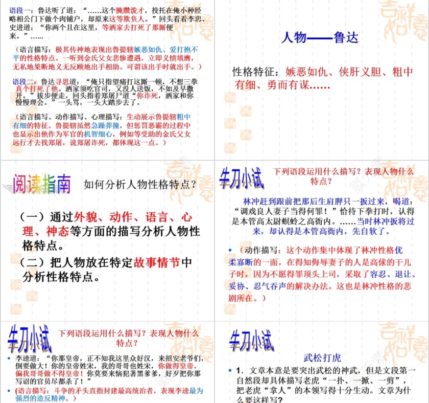 名著推荐与阅读古典小说《水浒传》PPT第5张