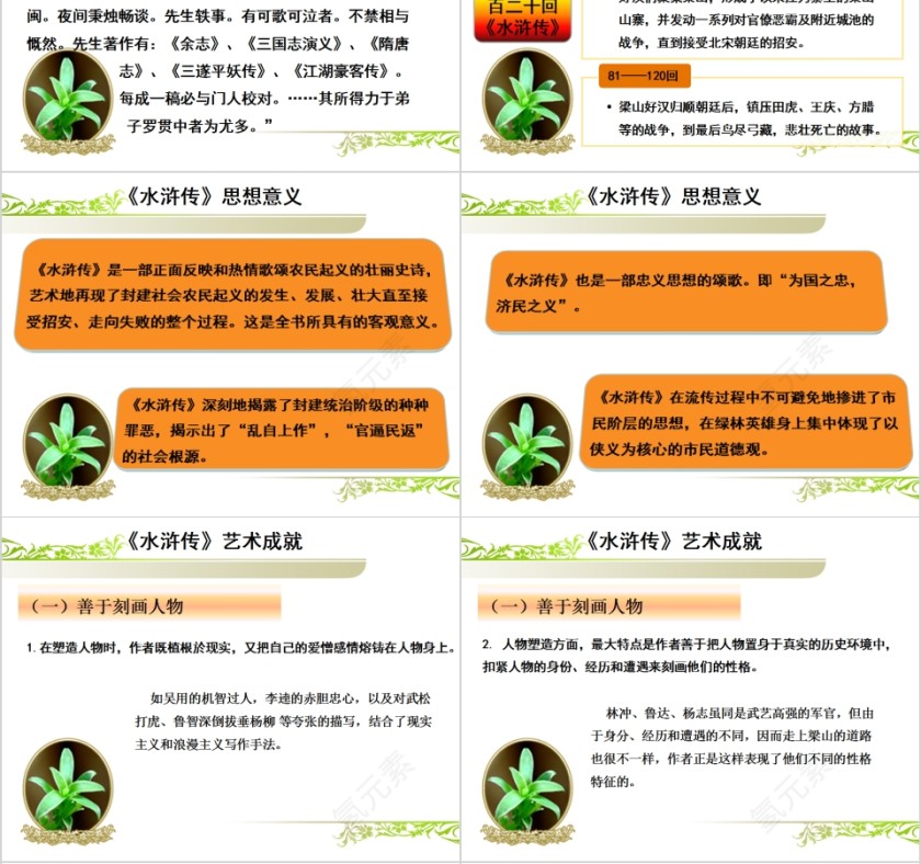 古典文学《水浒传》名著阅读PPT第4张