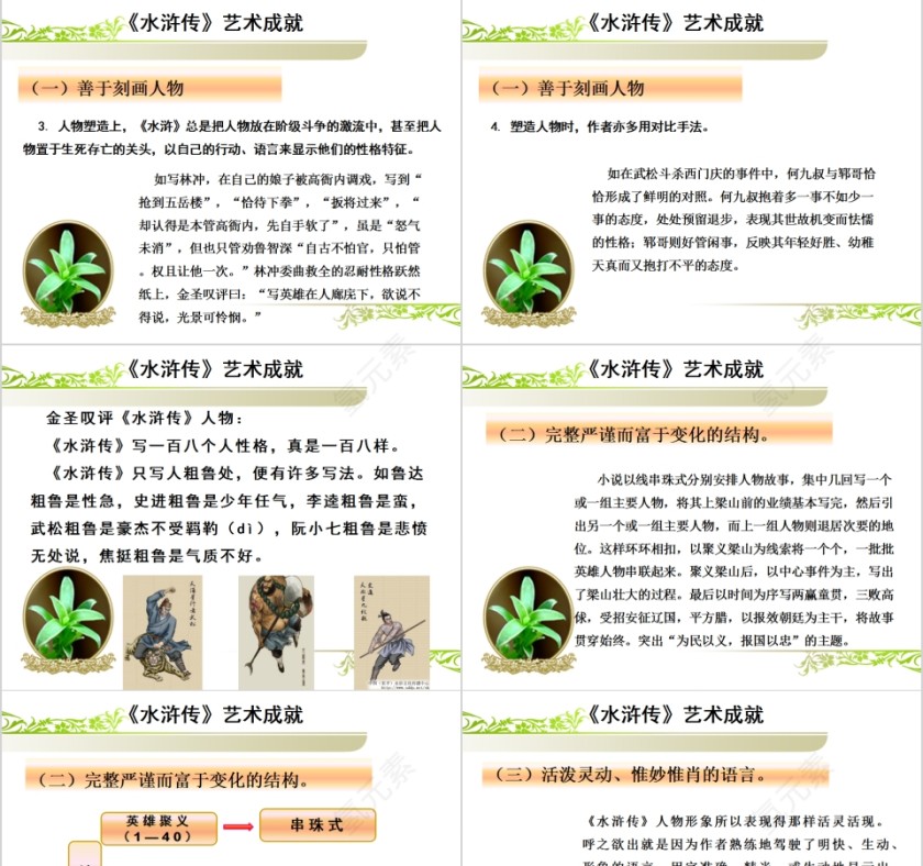 古典文学《水浒传》名著阅读PPT第5张