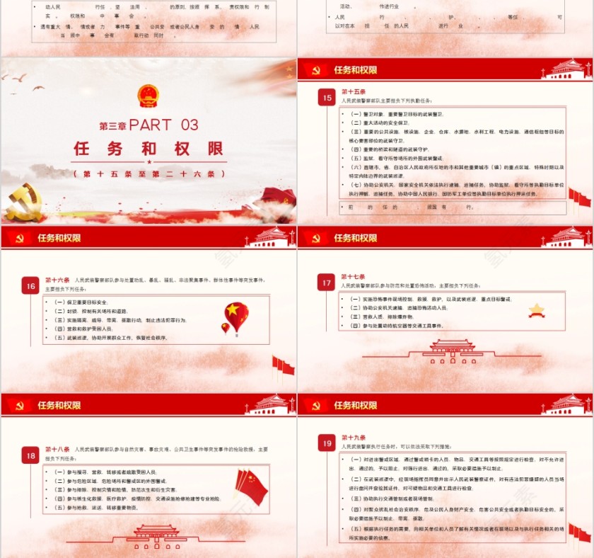 中华人民共和国人民武装警察法解读PPT第3张