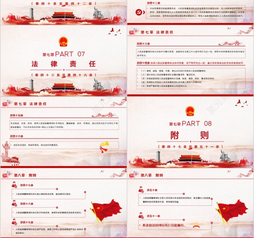 中华人民共和国人民武装警察法解读PPT第6张