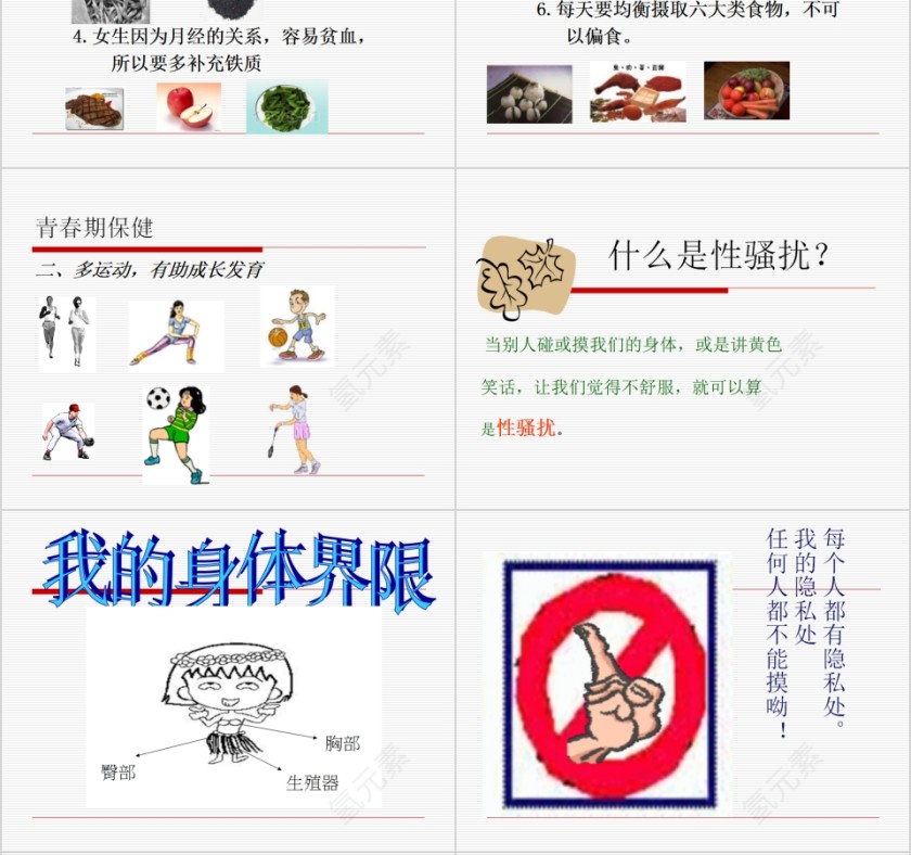 青春期性教育知识性教育专题课程PPT模板第6张