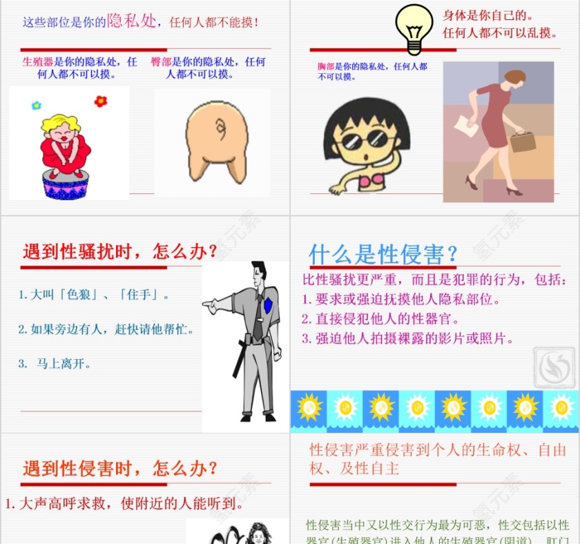 青春期性教育知识性教育专题课程PPT模板第7张