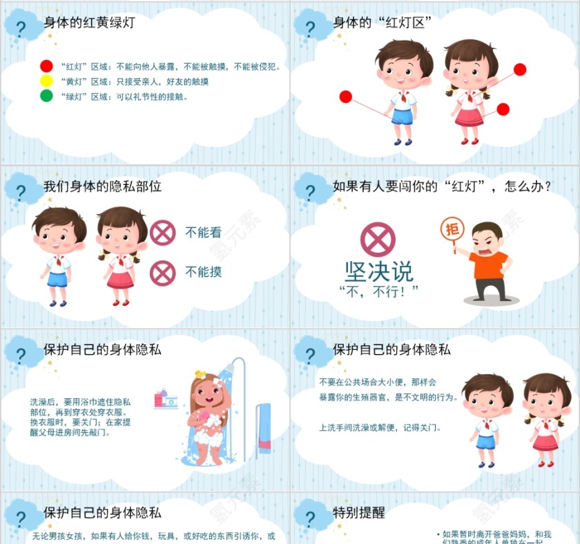 儿童成长与性教育小学生性教育专题课程PPT第4张