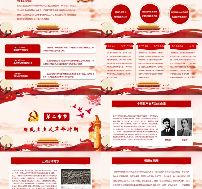 七一党的生日热烈庆祝中国共产党建党99周年PPT第2张