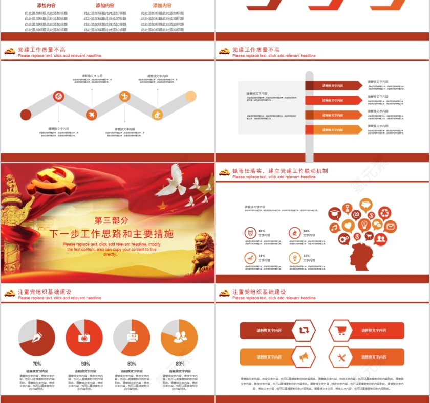 基层党建党委党支部工作汇报PPT第3张