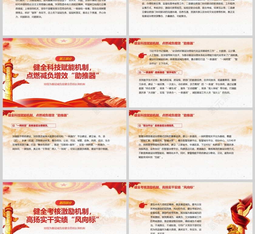 2025《持续为基层减负应健全四项长效机制》党纪党课学习教育ppt第3张