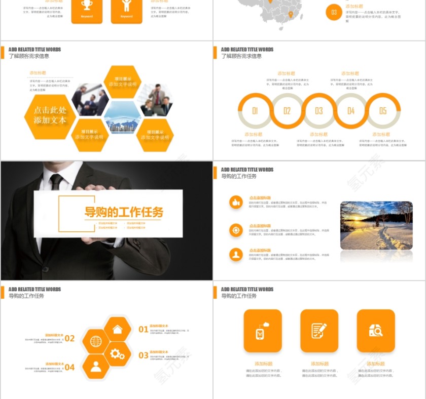 商务员工销售培训模板第3张