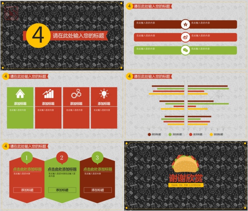 快餐外卖外卖报告模版第4张
