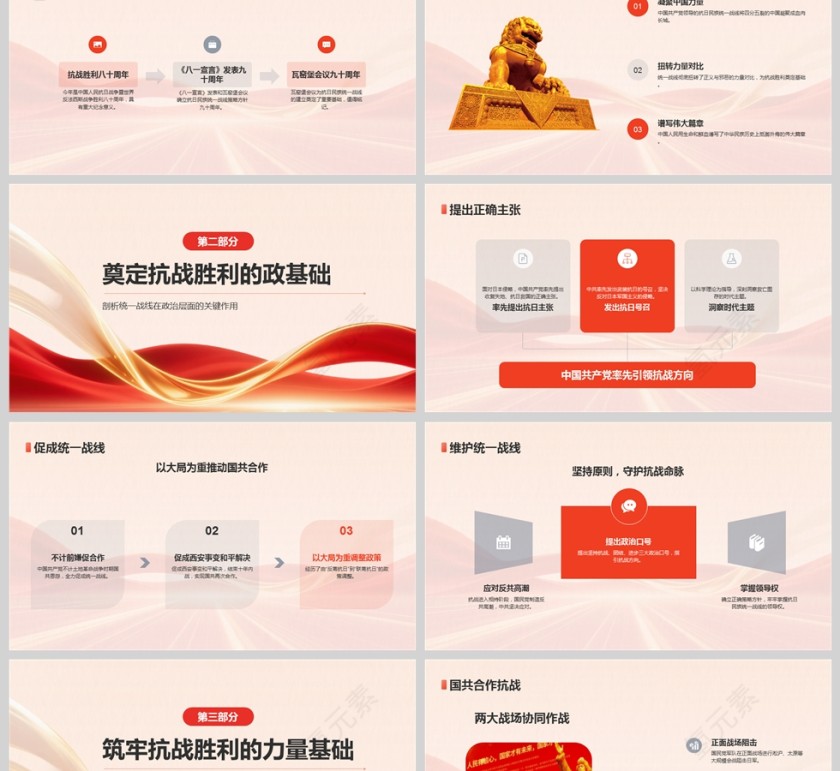 《抗日民族统一战线是抗战胜利的基本保证》纪念中国人民抗日战争暨世界反法西斯战争胜利80周年课件PPT第2张