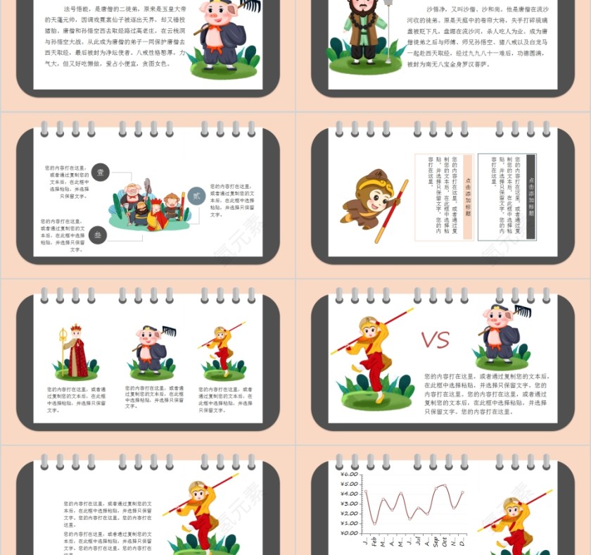 四大名著之一《西游记》读书笔记PPT第2张