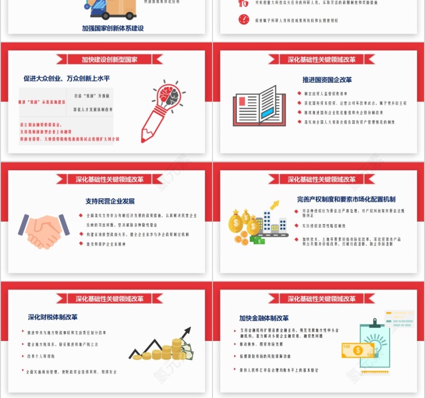 简约清新两会政府工作报告解读PPT第6张