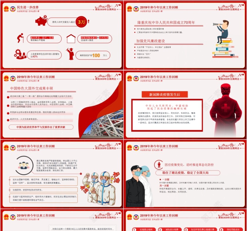 全面解读2020年全国两会政府工作报告重点内容PPT第4张