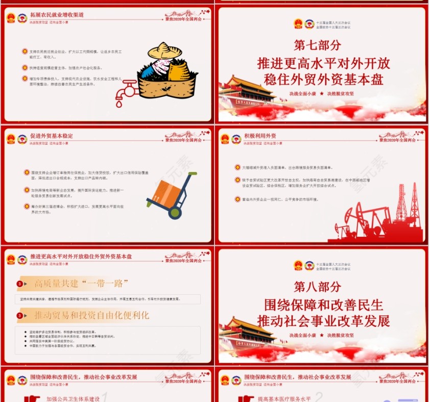 全面解读2020年全国两会政府工作报告重点内容PPT第10张