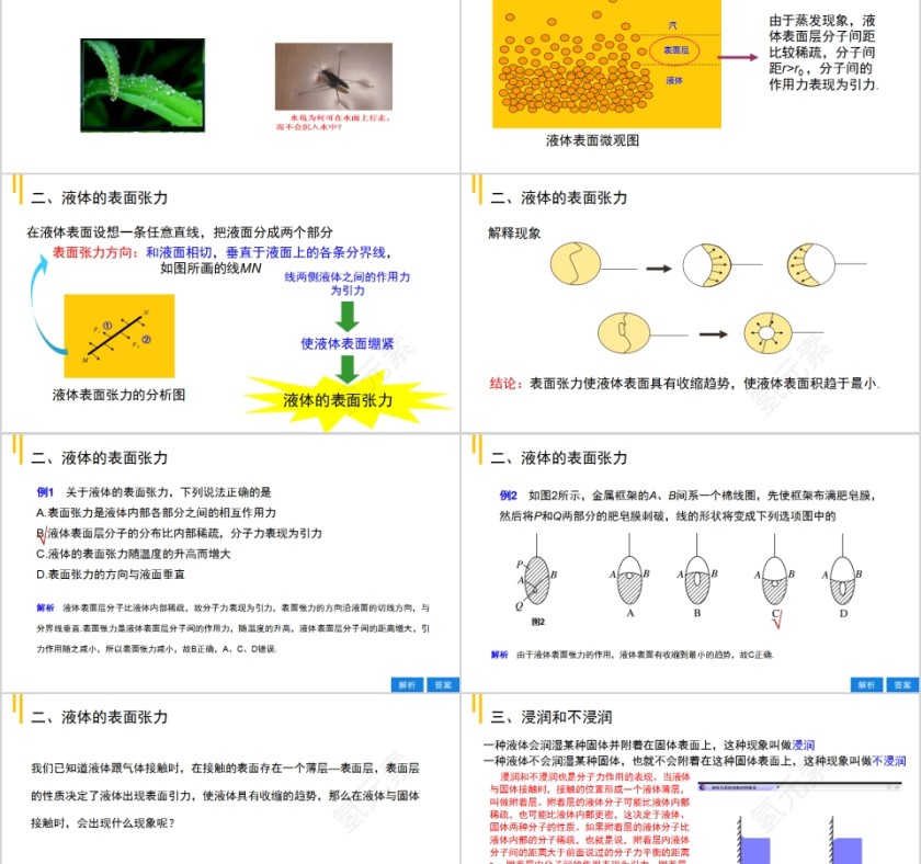 《固体、液体和物态变化液体 》人教版高中物理选修3-3PPT课件第2张