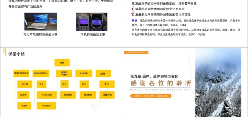 《固体、液体和物态变化液体 》人教版高中物理选修3-3PPT课件第5张