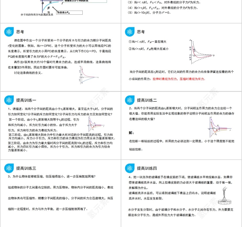 《分子间的相互作用力》人教版高中物理选修3-3PPT课件第3张