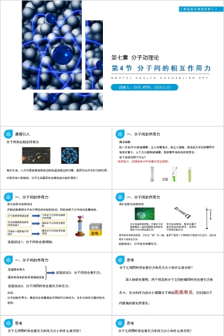 《分子间的相互作用力》人教版高中物理选修3-3PPT课件