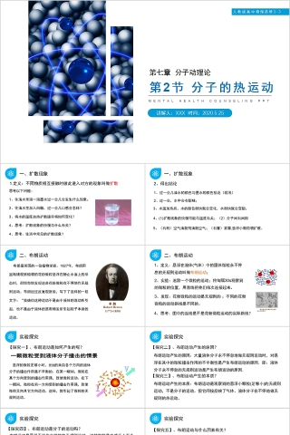 《分子的热运动》人教版高中物理选修3-3PPT课件