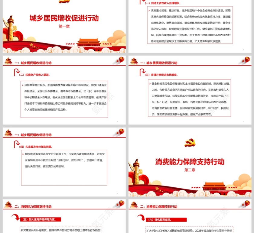 简约大气2025《提振消费专项行动方案》政策法规课件ppt第2张