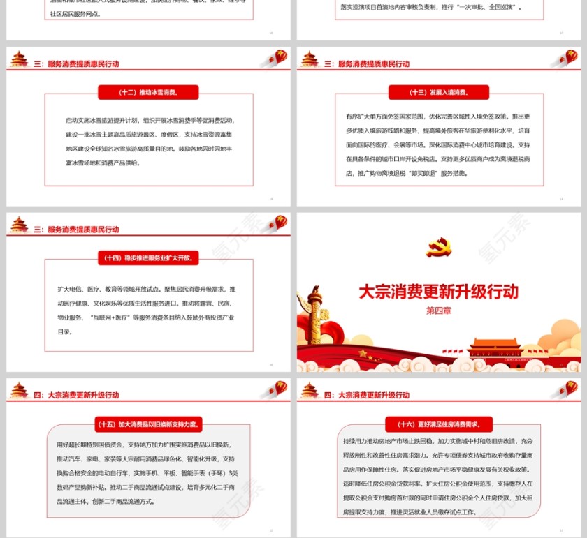 简约大气2025《提振消费专项行动方案》政策法规课件ppt第4张