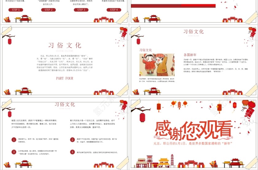 元旦狂欢节元旦活动策划PPT模板第3张