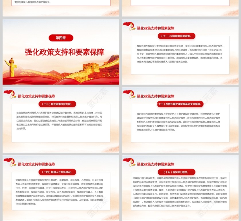 关于加强重度残疾人托养照护服务的意见PPT课件第4张