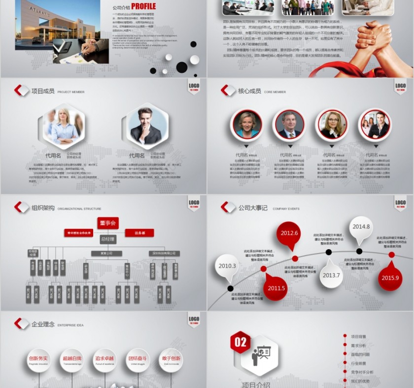 简约商务创业融资计划书PPT第2张