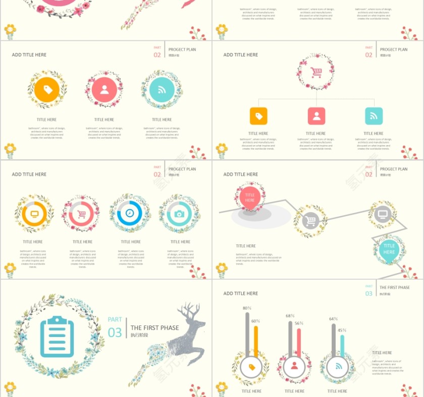 简约商务商业项目计划书PPT第3张