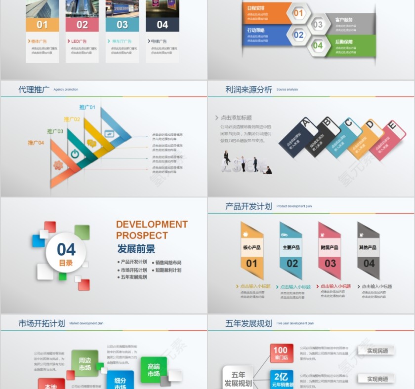 简约商务商业融资计划书PPT第5张