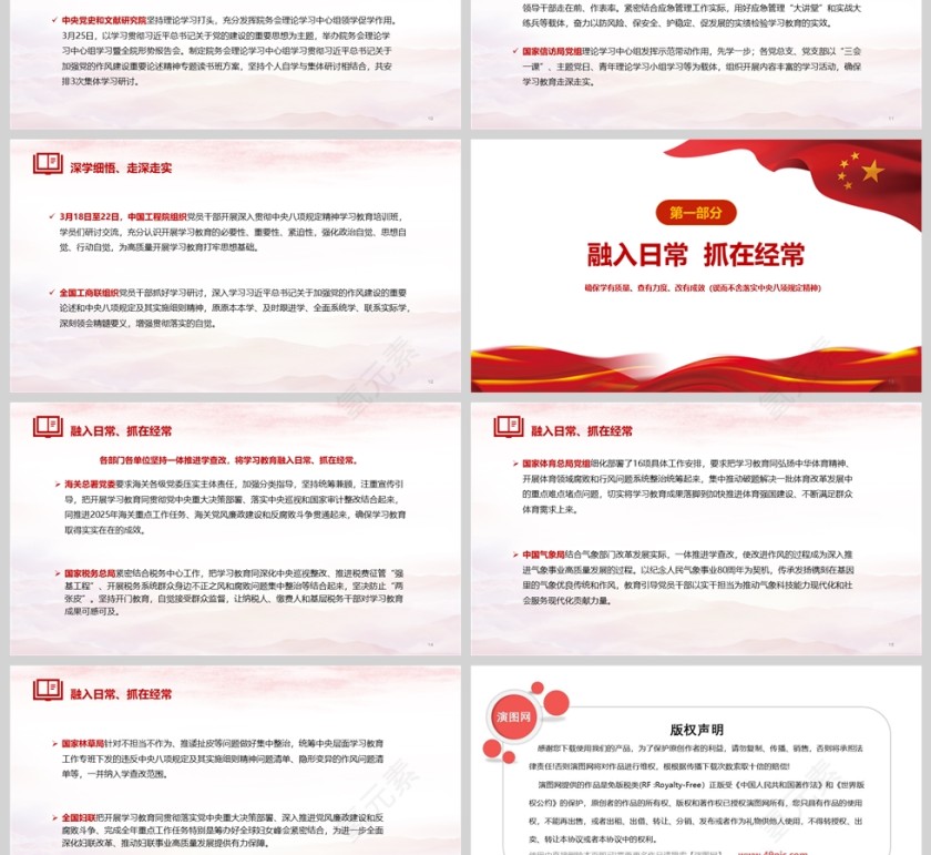 各部门各单位深入开展学习教育《确保学有质量、查有力度、改有成效（锲而不舍落实中央八项规定精神）》课件ppt第3张