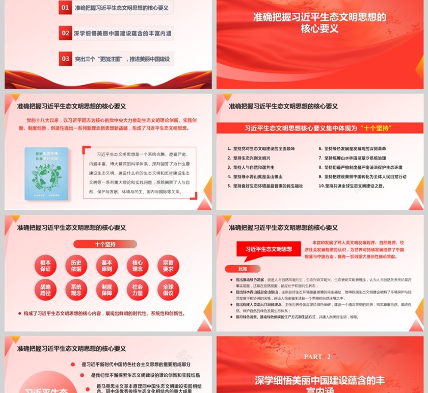 《学习贯彻习近平生态文明思想 全面推进建设美丽中国》课件PPT第2张