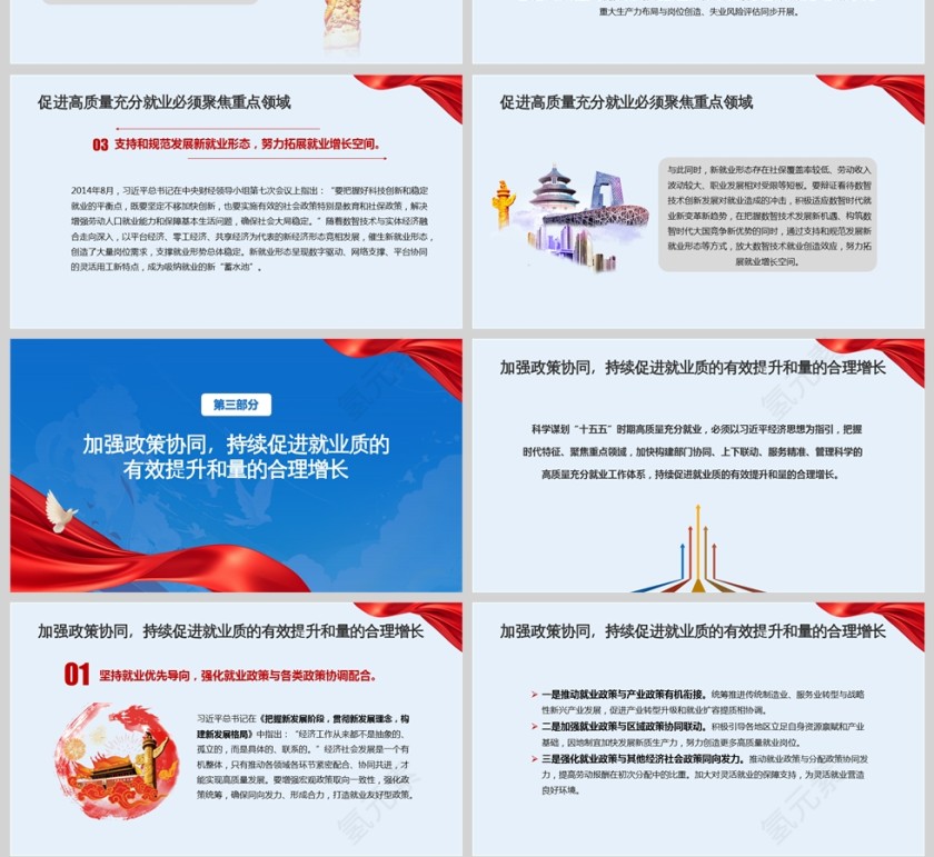 2025《促进高质量充分就业》习近平经济文选课件PPT第4张