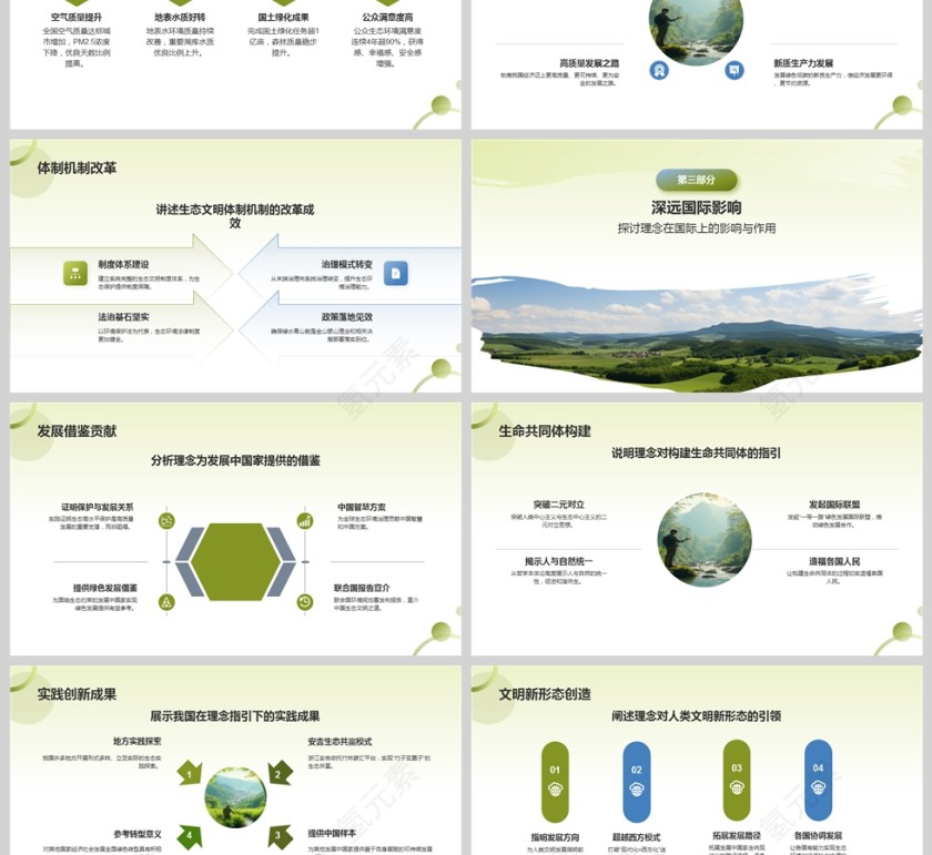 《绿水青山就是金山银山 理念价值与实践伟力》课件PPT第3张
