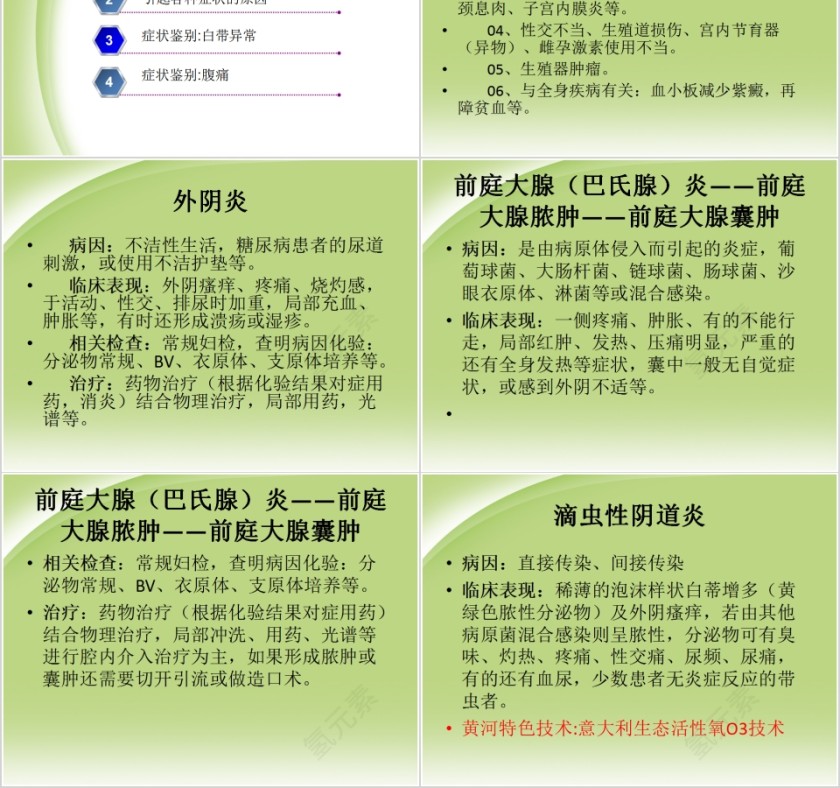 妇科常见疾病知识讲座PPT模板第2张