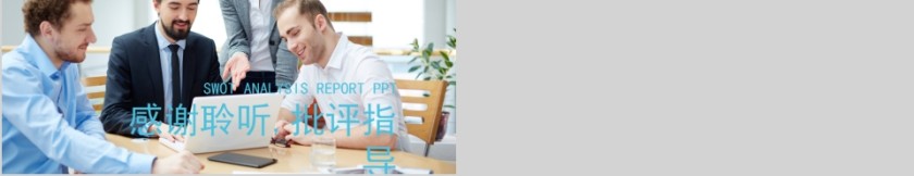 简约商务公司SWOT分析PPT第5张