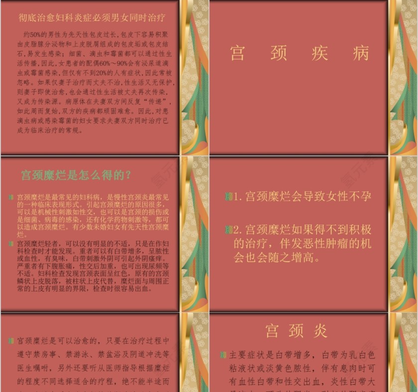 简约妇女保健知识讲座PPT模板第5张